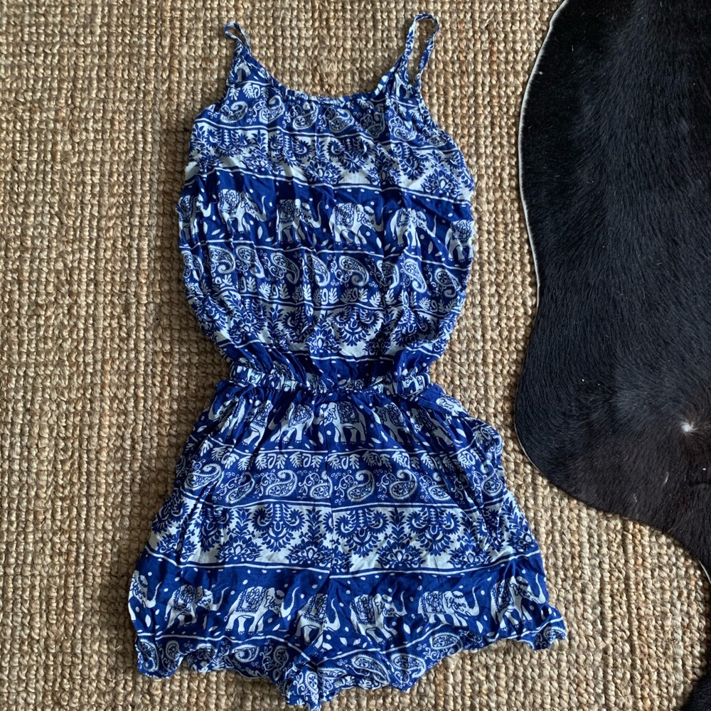 Printed romper